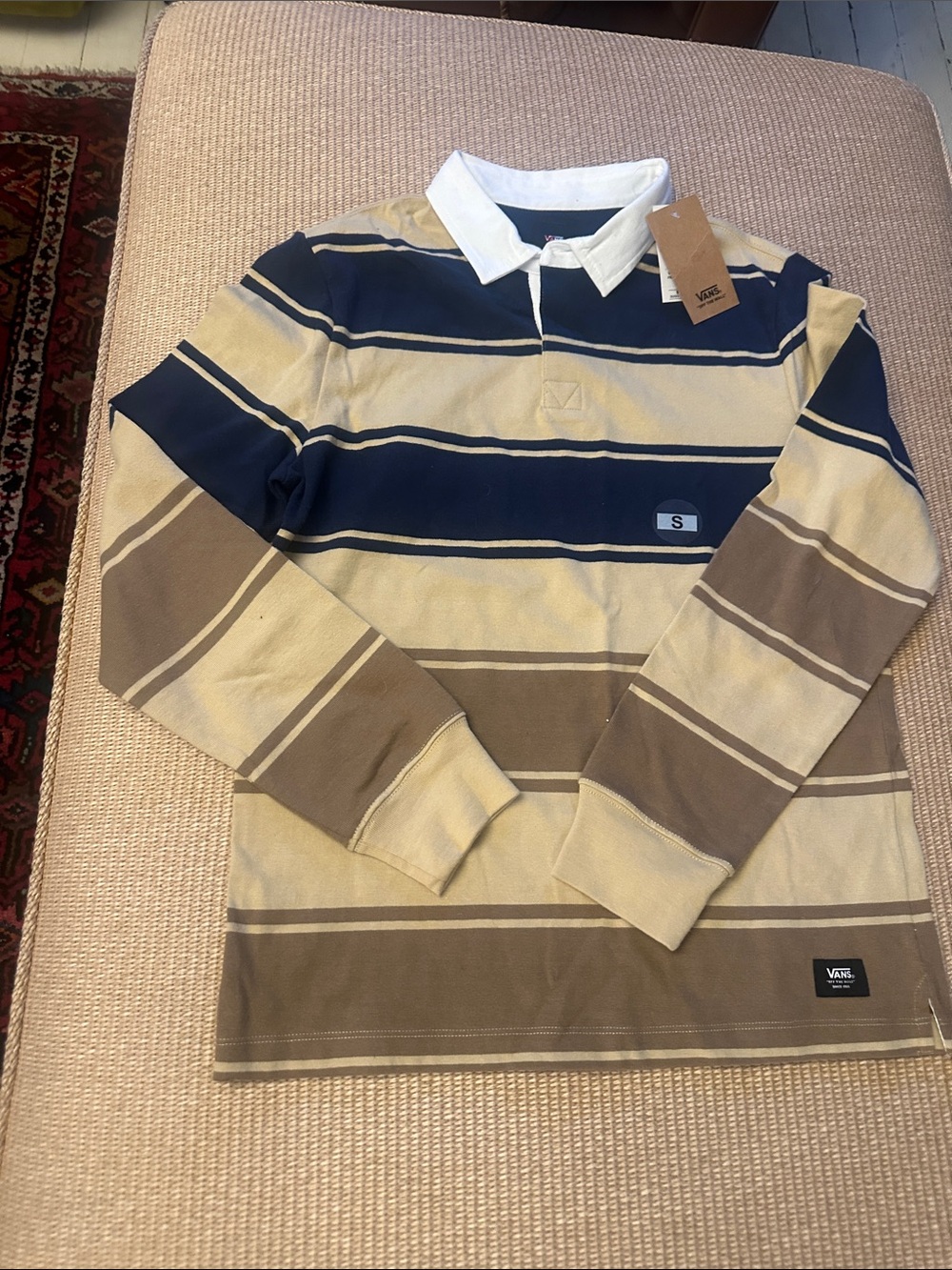 ✔️82 BNWT VANS FRANKLIN STRIPE LONG SLEEVE